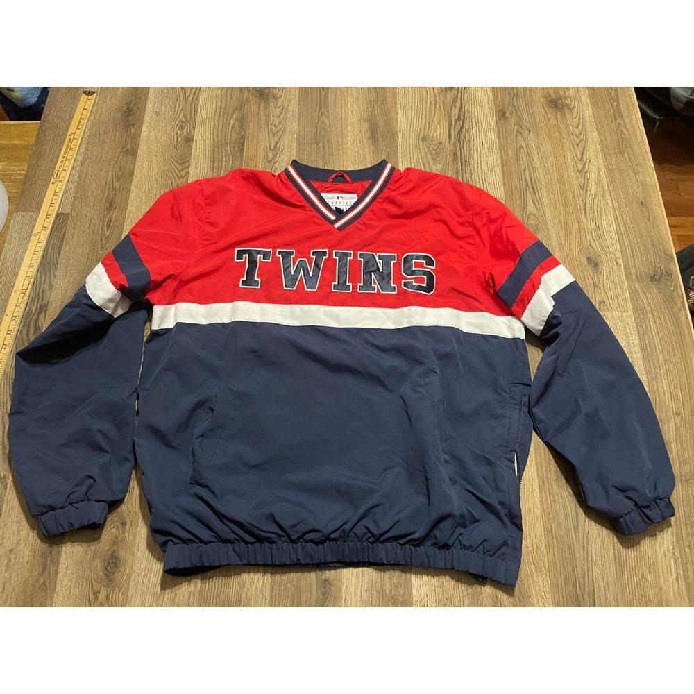 Genuine Merchandise Sweatshirt, Men's Size Large, Windbreaker, Minnesota Twins